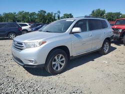 Salvage cars for sale at Baltimore, MD auction: 2013 Toyota Highlander Base