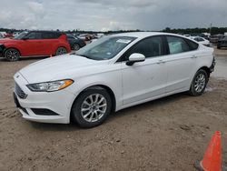 Salvage cars for sale at Houston, TX auction: 2017 Ford Fusion S