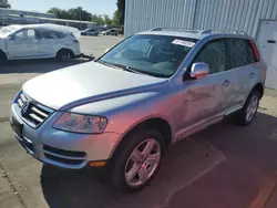 Salvage cars for sale from Copart Sacramento, CA: 2007 Volkswagen Touareg V8