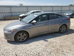 Salvage cars for sale at Kansas City, KS auction: 2018 Hyundai Elantra SEL