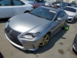 Salvage cars for sale at Martinez, CA auction: 2017 Lexus RC 350