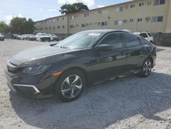 Salvage cars for sale at Opa Locka, FL auction: 2020 Honda Civic LX