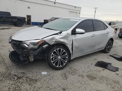 Toyota salvage cars for sale: 2015 Toyota Corolla L