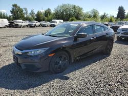 Honda salvage cars for sale: 2016 Honda Civic LX