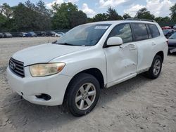 Salvage cars for sale from Copart Madisonville, TN: 2009 Toyota Highlander