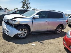 Salvage cars for sale from Copart San Martin, CA: 2011 Toyota Highlander Base