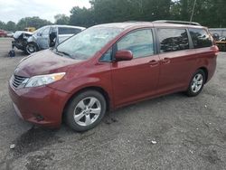 Salvage cars for sale from Copart Eight Mile, AL: 2014 Toyota Sienna LE