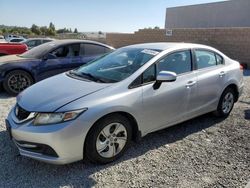 Salvage cars for sale at Mentone, CA auction: 2015 Honda Civic LX