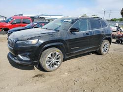 Jeep salvage cars for sale: 2019 Jeep Cherokee Overland