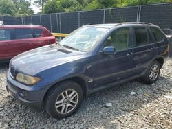 Vehiculos salvage en venta de Copart Waldorf, MD: 2004 BMW X5 3.0I