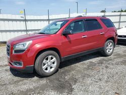 Salvage cars for sale at Lumberton, NC auction: 2014 GMC Acadia SLE