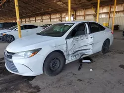 Toyota Camry le Vehiculos salvage en venta: 2017 Toyota Camry LE