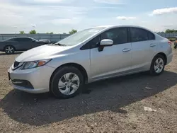 Salvage cars for sale at Houston, TX auction: 2014 Honda Civic LX