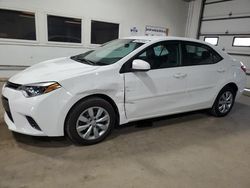 Salvage cars for sale at Blaine, MN auction: 2016 Toyota Corolla L