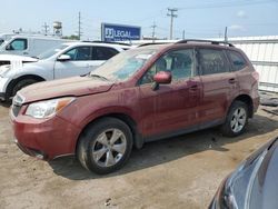 Salvage cars for sale at Dyer, IN auction: 2016 Subaru Forester 2.5I Premium