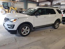 Salvage cars for sale at Eldridge, IA auction: 2017 Ford Explorer XLT