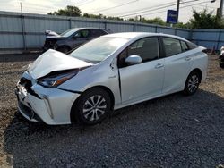 Salvage cars for sale at Hillsborough, NJ auction: 2021 Toyota Prius LE