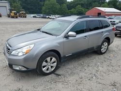 Salvage cars for sale at Mendon, MA auction: 2010 Subaru Outback 2.5I Limited