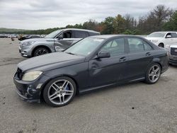 Salvage cars for sale at Brookhaven, NY auction: 2009 Mercedes-Benz C 300 4matic