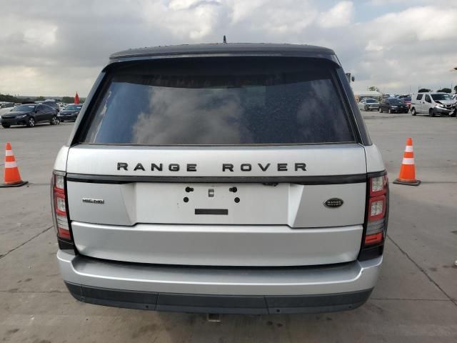 2016 Land Rover Range Rover HSE