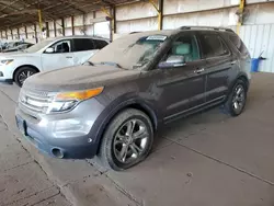 Salvage cars for sale at Phoenix, AZ auction: 2013 Ford Explorer Limited