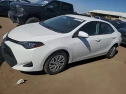 Salvage cars for sale at Brighton, CO auction: 2018 Toyota Corolla L