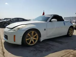 Salvage cars for sale at Grand Prairie, TX auction: 2006 Nissan 350Z Roadster