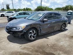 Honda salvage cars for sale: 2016 Honda Accord LX