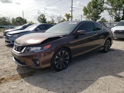 Salvage cars for sale at Riverview, FL auction: 2013 Honda Accord EXL