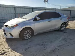 Toyota salvage cars for sale: 2015 Toyota Corolla L