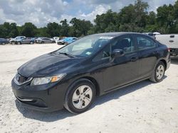 Salvage cars for sale from Copart Ocala, FL: 2013 Honda Civic LX