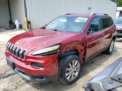 Jeep salvage cars for sale: 2015 Jeep Cherokee Limited