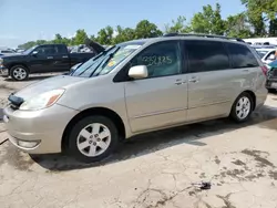 Salvage cars for sale at Bridgeton, MO auction: 2004 Toyota Sienna XLE