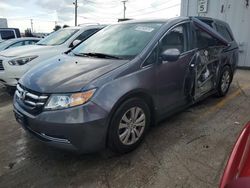 Salvage cars for sale at Chicago Heights, IL auction: 2016 Honda Odyssey SE