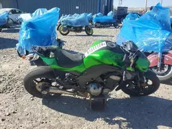 Salvage motorcycles for sale at Magna, UT auction: 2015 Kawasaki ZR1000 G