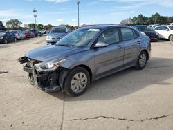 Salvage cars for sale at Dyer, IN auction: 2020 KIA Rio LX