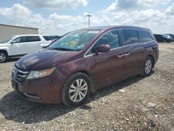 Salvage cars for sale at Temple, TX auction: 2015 Honda Odyssey EXL