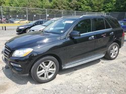 Mercedes-Benz salvage cars for sale: 2015 Mercedes-Benz ML 350 4matic