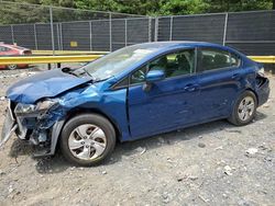 Honda salvage cars for sale: 2015 Honda Civic LX