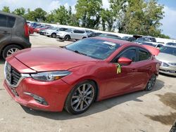 Salvage cars for sale at Bridgeton, MO auction: 2018 Mazda 3 Grand Touring