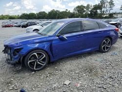 Salvage cars for sale at Byron, GA auction: 2019 Honda Accord Sport