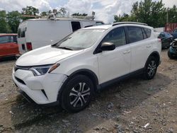 Salvage cars for sale at Baltimore, MD auction: 2017 Toyota Rav4 LE