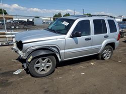 Salvage cars for sale from Copart Denver, CO: 2004 Jeep Liberty Limited