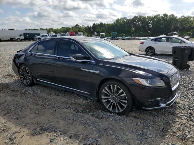 2019 Lincoln Continental Select