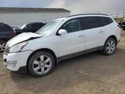 Chevrolet salvage cars for sale: 2017 Chevrolet Traverse LT