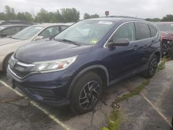 Salvage cars for sale at Marlboro, NY auction: 2016 Honda CR-V SE