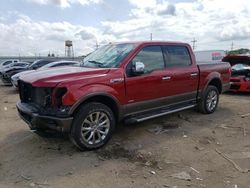 Salvage cars for sale at Chicago Heights, IL auction: 2016 Ford F150 Supercrew