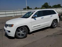 Salvage cars for sale at Littleton, CO auction: 2019 Jeep Grand Cherokee Overland