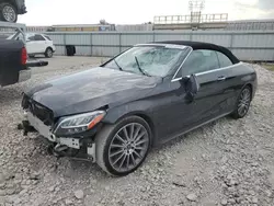 Salvage cars for sale at Kansas City, KS auction: 2019 Mercedes-Benz C300