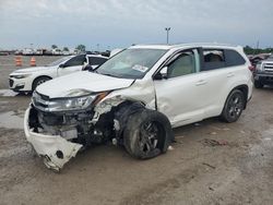 Salvage cars for sale from Copart Indianapolis, IN: 2017 Toyota Highlander Limited